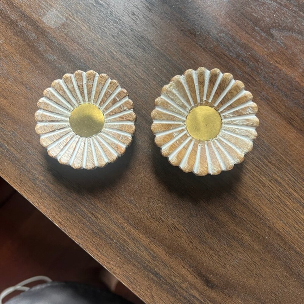 Anthropologie Floral Door Handles